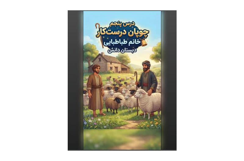 درس پنجم چوپان درست کار